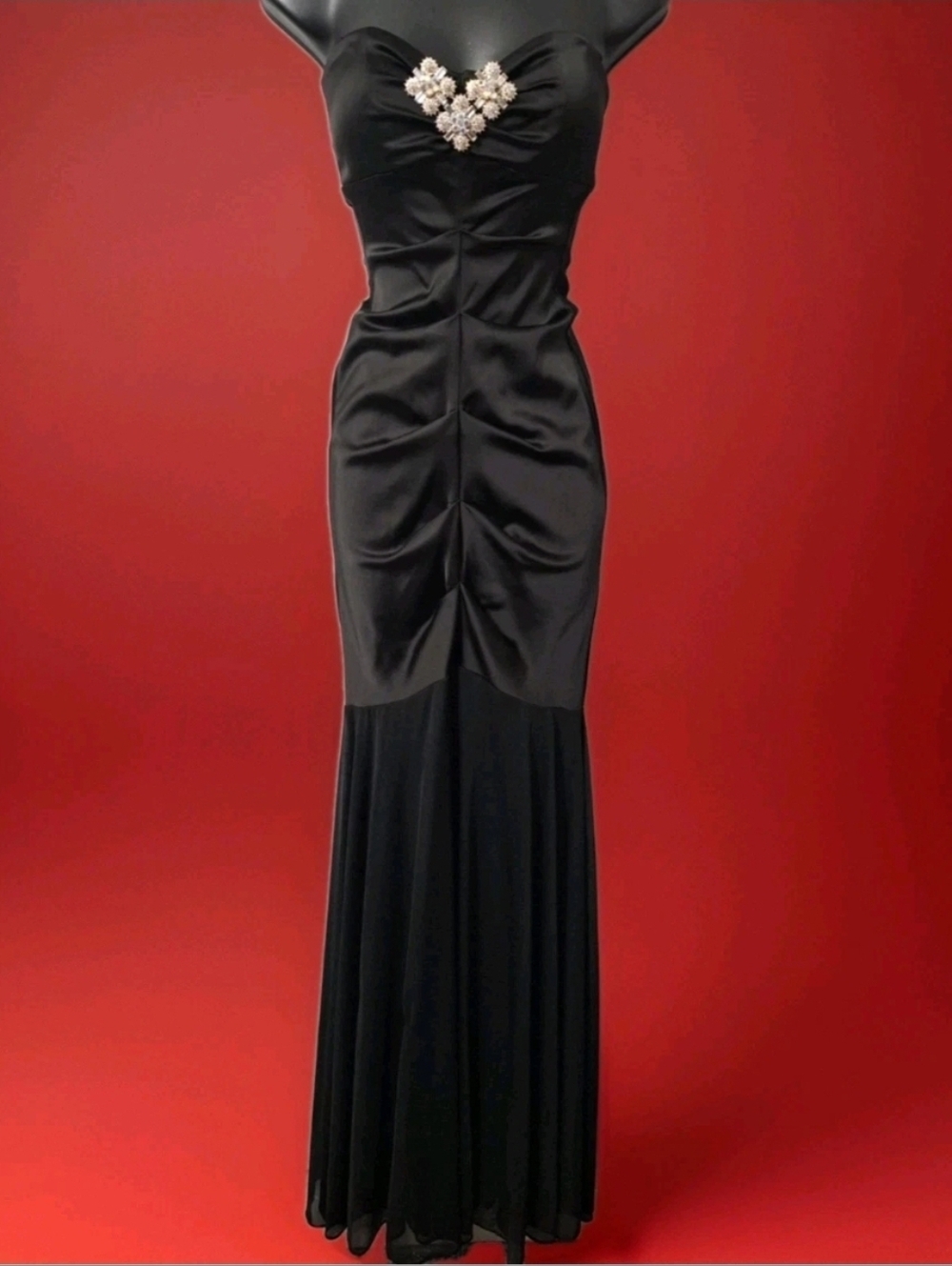 Cache Black Evening Gown Size 10